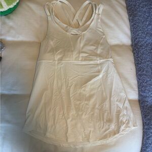 Lululemon Cream Chemise with Lace Detailing